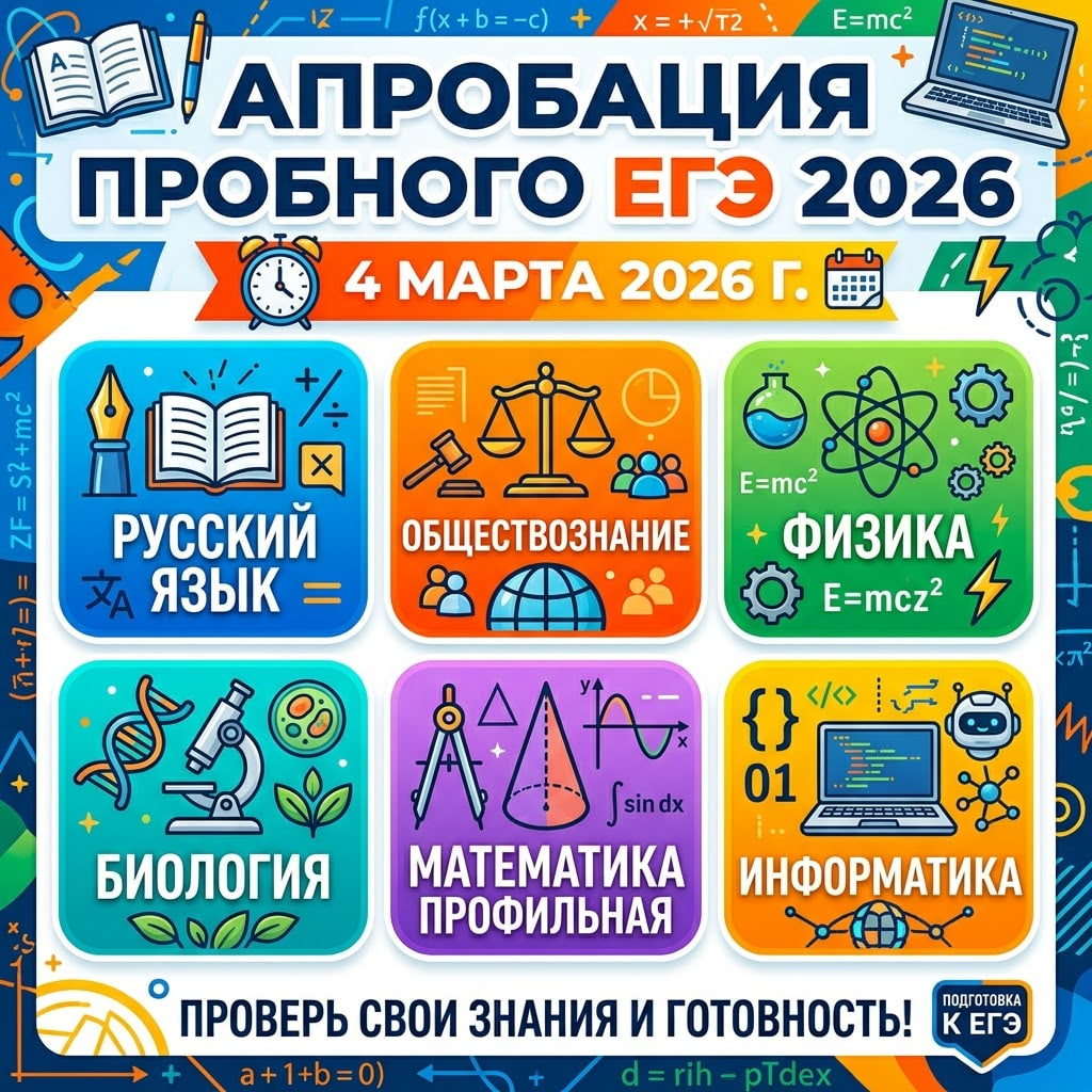 Всероссийский пробный ЕГЭ: апробация 4 марта 2026 ответы